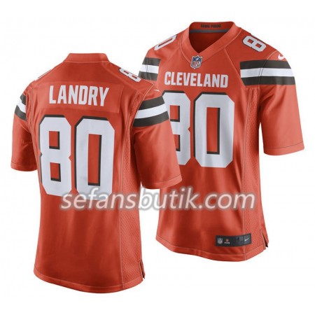 Cleveland Browns Tröjor Jarvis Landry 80 Nike Orange - Herr Cleveland Browns Tröjor Jarvis Landry 80 Nike Orange - Herr